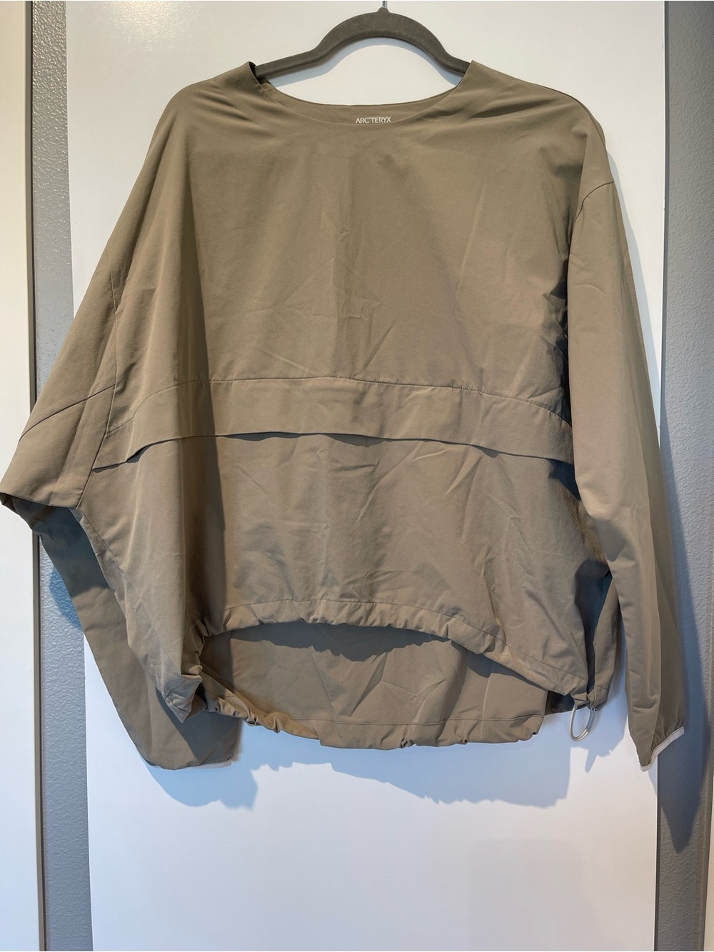 Arc’teryx Contenta Pullover Women’s L Fallow Lightweight Packable UPF 50